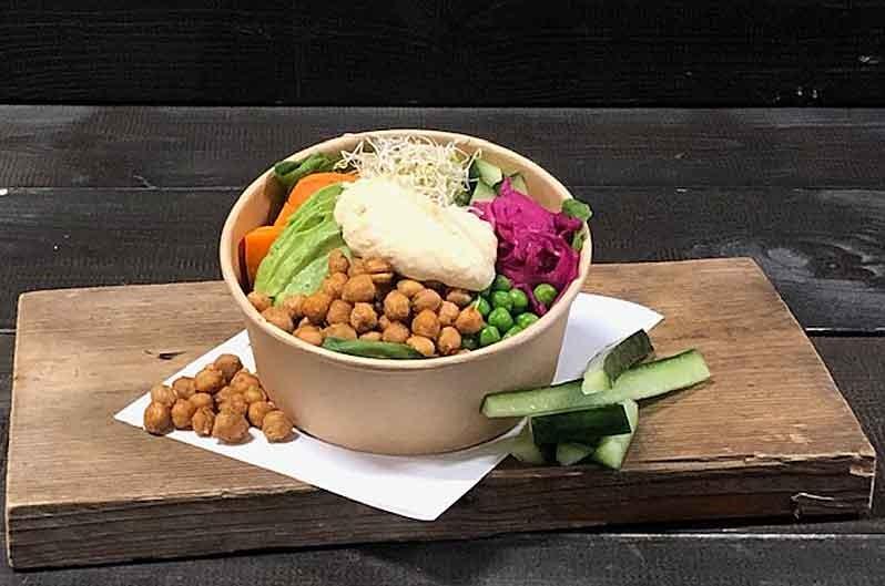Buddhabowl kikkererwt, zoete aardappel (Vegan) 750cc