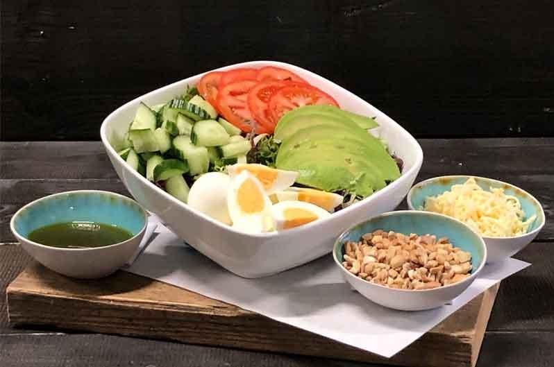 Groene salade Vega (Kom 10-15 personen)