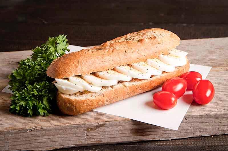 Lactosevrij broodje gekookt ei