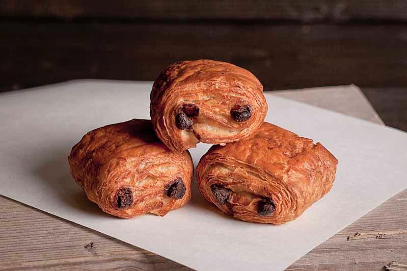 Mini chocolade broodje. p.st.