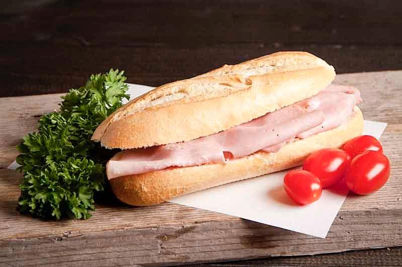 Notenvrij broodje achterham